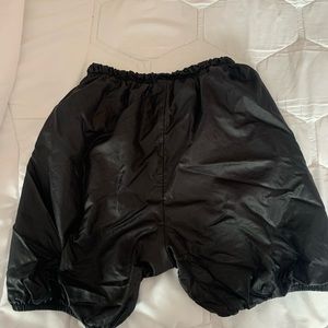 body wrappers trash bag warm up shorts